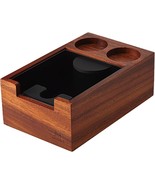 MUVNA Espresso Knock Box, Coffee Organizer, Tamping Station, Mahogany - $59.39