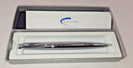 Cross ATX Ballpoint Pen silver color chrome with box NEW OPEN BOX with ink cart - $22.24