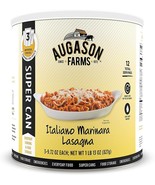Augason Farms Lasagna 1 lb 13 oz No. 10 Super Can Emergency Food Prep 25... - $62.36 CAD