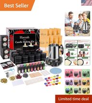 Complete Candle Making Kit With Wax Melter, Candle Making Supplies, Diy ... - $100.17
