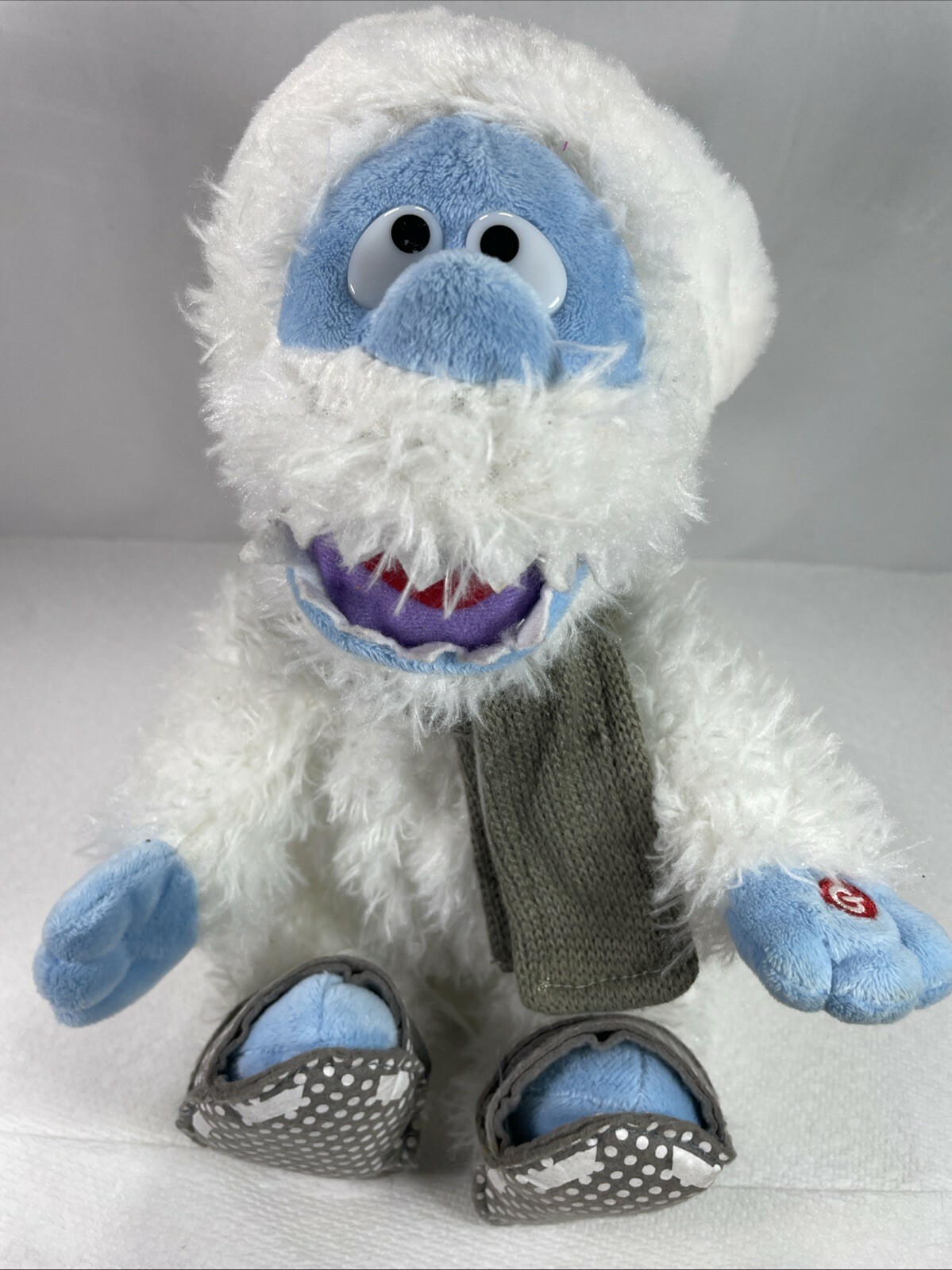 RARE Gemmy Bumble Abominable Snowman Animated Rudolph Reindeer Plush Holly Jolly Item image 2