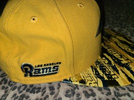 New Era 9Fifty Snapback Hat Men&#39;s Los Angeles Rams Original Fit Adjustab... - £29.58 GBP
