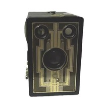 Vintage Kodak Brownie Six 16 Box Camera Art Deco Geometric Front - $10.00