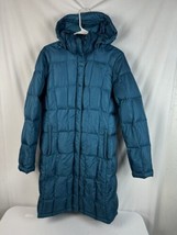 The North Face Jacket 550 Down Puffer Coat Trench Blue Full Zip Women’s ... - $79.99