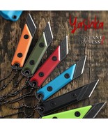 Necklace Knife Mini Hunting Outdoor Home Kitchen Tool Pocket Knife Birth... - $256.97 MXN