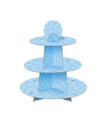 Baby Shower Blue Cupcake Treat Stand 24 Cupcake Holder Party Centerpiece - £6.89 GBP