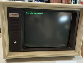 Vintage Compaq Deskpro Monitor 1988 Monochrome  Working - $375.11 CAD