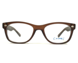 Capri Kids Eyeglasses Frames STUDENT Brown Matte Clear Brown Square 46-1... - $37.20