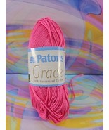 Patons Grace 100% Mercerized Cotton Yarn 50g/136yds Lotus 62440 New - €5,13 EUR