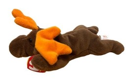 Ty Beanie Babies Chocolate the Moose  6&quot; With Hang Tag 1993 - £7.15 GBP