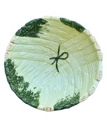 Made in Portugal Majolica Asparagus Serving Bowl Hand-painted Dish - $23.07 CAD
