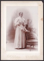 Hattie W. Hill Cabinet Photo - Orange High School, MA Class of 1896 - £14.03 GBP