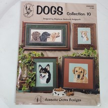 Vintage 2002 Dogs Collection 10 by Jeanette Crews Counted Cross Stitch L... - $16.83