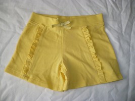 Garanimals 365 Kids Girls Pull On Front Ruffle Shorts Size 6 Yellow NEW - $10.22
