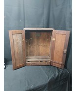 Antique SARGENT TOOLS Portable Wooden Display Case Tool Box W/ Drawer Ho... - $249.99