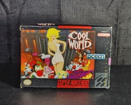 Cool World Snes Cib W/Manual, Poster, Inserts Super Nintendo Rare Game Complete - £117.53 GBP