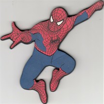 Swinging &amp; Web Shooting 4&quot; x 5&quot; SPIDER-MAN Wall or Refrigerator Rubber S... - £7.18 GBP