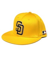 San Diego Padres MLB OC Sports Q3 Yellow Gold Hat Cap Adult Men&#39;s Adjust... - $26.99