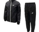 Nike Club Lined Woven Track Suit Anzug Men&#39;s Suit Jacket Pants Black DR3... - $116.90