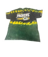 NFL Green Bay Packers Tie Dye Football Mens XL Short Sleeve T Shirt Vint... - £25.73 GBP