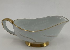 VINTAGE SEYEI JAPAN Pearl Rice Fine China Gravy Boat Handle Excellent - $39.59
