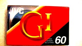 JVC GI 60, SEALED AUDIO BLANK CASSETTE TAPE - $5.99