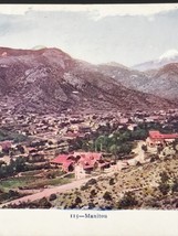 1900s City of Manitou Springs Colorado Postcard USA Cliff Dwellings Pikes Peak - £9.57 GBP