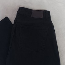 Lauren Ralph Lauren Black Jeans 8 (30x30) Straight Leg Mid Rise Green Label - £19.53 GBP