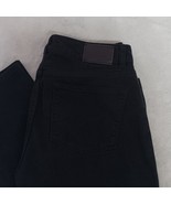 Lauren Ralph Lauren Black Jeans 8 (30x30) Straight Leg Mid Rise Green Label - £19.71 GBP