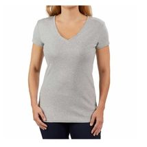 *Kirkland Signature Women's V-Neck Short Sleeve Pima Cotton T-Shirt - Small - $10.40