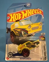 Hot Wheels HW Poppa Wheelie Yellow #186 - 2023 HW Drag Strip - £6.01 GBP