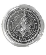 China Silver coin Petroyuan silver shield cosmic yin yang 457879 - $89.00