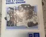1983 1984 1985 GM 5.7 Liter Diesel Engine Training Manual OEM - £72.54 GBP