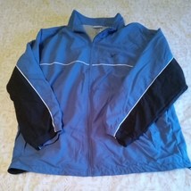 VINTAGE Reebok Jacket Adult Extra Large Blue White Windbreaker Coat Mens... - £21.26 GBP