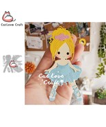 Girl Ballerina Metal Cutting Dies Scrapbooking Stencil Die Cuts Card DIY... - $10.44