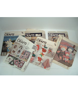 Vintage McCalls crafts 6 pattern lot cut and uncut bear doll clothes orn... - $24.70