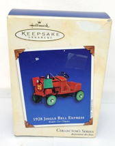 2002 Hallmark Christmas Ornament 1928 JINGLE BELL EXPRESS Kiddie Car Classics - £10.14 GBP