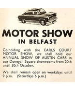 1954 Harry Ferguson Motor Show Belfast Ireland Advertisement Automobilia... - $369.57 MXN
