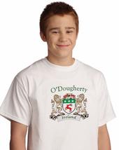 O&#39;Dougherty Irish Coat of arms tee Shirt in White - $15.63+