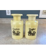 Milk Cans With Lids Sugar And Creamer Vintage Plastiques Inc. Sapulpa OK   - $9.89