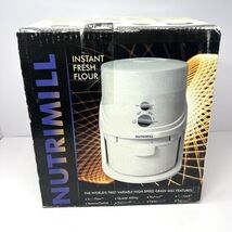Nutrimill Instant Fresh Flour Grain Mill 20 Cup Capacity Variable Speed ... - $296.95