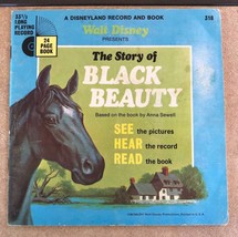 Vintage Disneyland Records Story of Black Beauty Book and Record - 1976 - £9.59 GBP
