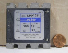 PICO UNITY POWER FACTOR MODULE MODEL: LPD12S  .. IN:300VDC OUT:12 75W NO... - $19.99