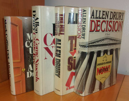 Lot Of Four Allen Drury Books All Guaranted First Editions Nice Hardcover Copies - £32.76 GBP