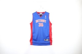 Vtg Reebok Boys XL Distressed Rasheed Wallace Detroit Pistons Basketball... - $39.55