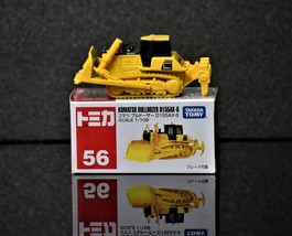 Tomica No 56 Komatsu Bulldozer D155AX-6 Construction Machine Diecast Model - $10.80