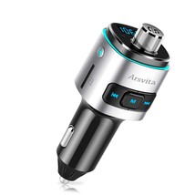 Bluetooth Fm Transmitter For Car, Qc3.0 Quick Charger Music Player With Hands Fr - £14.22 GBP