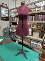 Vintage 14 Panel Adjustable Dress Form Clawfoot Mannequin Sewing Dressmaker - $147.51