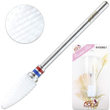 Professional High Quality 3/32&quot; Shank Size White Flame Cone Ceramic Dril... - £14.14 GBP