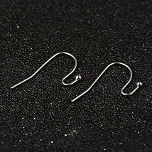 10 Fish Hook Earwires Stainless Steel Lever Ear Wires Earring Findings S... - £4.88 GBP